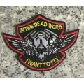 R20 bargain I want to fly badge patch