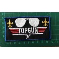 Aviation patch top Gun sun glasses white