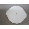 ROYAL ALBERT FLOWER OF THE MONTH EARED CAKE PLATE MARCH