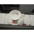ROYAL ALBERT FLOWER OF THE MONTH APRIL CUP & SAUCER