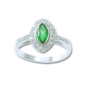 Sterling Silver .925 Ladies Dress Ring with cubic zirconia