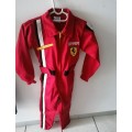 Ferrari Polycotton Kids Jumpsuit (All Kids Sizes Available)