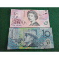 Australia 5 & 10 Dollars