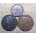 British coins x3