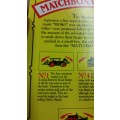 1993 - MATCHBOX LESNEY - ORIGINAL - SERIES 1 - AVELING BARFORD ROAD ROLLER - MADE IN ENGLAND