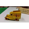 1983 - LLEDO MODELS OF DAYS GONE - FORD MODEL 'A' VAN - COCA COLA BOTTLING PLANT - MADE IN ENGLAND