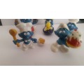 SMURFS - LOT 4 - FIVE SMURFS - ORIGINAL AND IN MINT CONDITION