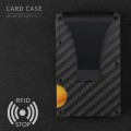 Carbon Fiber Wallet Credit Card Holder RFID Blocking