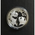 RARE 2021 CHINESE PANDA 30 G PURE SILVER COIN (CAPSULED)(UNC)