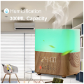 Smart Bluetooth Aroma Essential oil Diffuser Ultrasonic mist maker with Speaker Time Display Alarm
