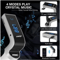 USB Car Charger Wireless Bluetooth FM Transmitter Hands Free Kit Music MP3 Player Support TF Card