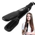 Umate Professional Steam 3D Comb Hair Straightener Brush with LCD Display