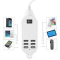 6- Port USB Desktop Multi function Fast Wall Charger Station Power Adapter