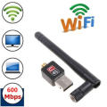 600Mbps Wireless USB /Wifi Adapter Network LAN Card 802.11n+ Antenna