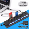 7 Port High Speed USB 2.0 Hub