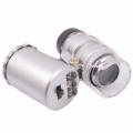 Silvery 60X LED Light Microscope Loupe WITH Currency Detecting (KKLI)