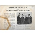 THE KINGS MESSENGER QUARTET- PRECIOUS MOMENTS (LP RECORD)