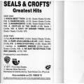 Seals & Crofts Greatest Hits Cassette Tape