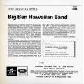 Big Ben Hawaiian Band - Hits Hawaiian Style 7` Single Vinyl Record