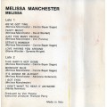 Melissa Manchester - Melissa Cassette Tape - Italy Edition