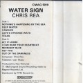 Chris Rea - Water Sign Cassette Tape