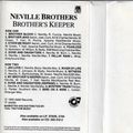 Neville Brothers - Brother`s Keeper Cassette Tape