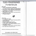 Teddy Pendergrass - It`s Time For Love Cassette Tape