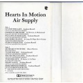 Air Supply - Hearts in Motion Cassette Tape