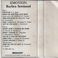 Barbra Streisand - Emotion Cassette Tape