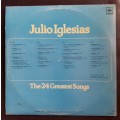Julio Iglesias - The 24 Greatest Hits Double LP Vinyl Record Set