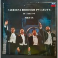 Jose Carreras, Placido Domingo, Luciano Pavarotti - In Concert LP Vinyl Record