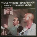 Oscar Peterson + Harry Edison + Eddie `Cleanhead` Vinson LP Vinyl Record
