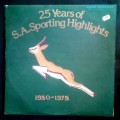 25 Years of S.A. Sporting Highlights Double LP Vinyl Record Set