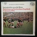 Springboks vs Barbarians 2nd Half 1970 Test Match LP Vinyl Record
