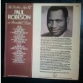 The Golden Age of Paul Robeson - 14 Beautiful Songs LP Vinyl Record