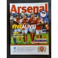 Arsenal vs Olympique Marseille (France) 2011/12 UEFA Champions League Group Stage Match Programme