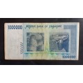 Zimbabwe 2008 Z$ One Million Bank Note - VG