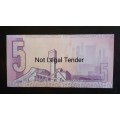 South Africa Five Rand CL Stals Bank Note - AU