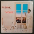 F-R David - Words LP Vinyl Record
