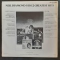 Neil Diamond - His 12 Greatest Hits LP Vinyl Record