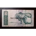 South Africa Ten Rand GPC de Kock Bank Note - XF
