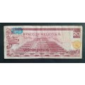 Mexico 1977 20 Pesos Bank Note - VG