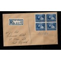Union of South Africa - 1948 Silver Wedding Registered Cover