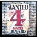 Wanted 4 Maxi`s Reward 12` Single Vinyl Record