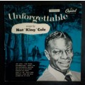 Nat King Cole - Unforgettable LP Vinyl Record