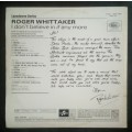 Roger Whittaker - I Don`t Believe In If Anymore LP Vinyl Record - Australia Pressing