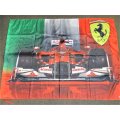 FERRARI - THREE BIG FLAGS 1.4m x1m - 2x Official Licensed Ferrari Flags Plus Italian Flag