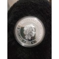1 OZ .999 Silver. Goddess Europa 5 Dollars in capsule