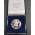 1992 Silver 1oz R2 coin in capsule and SAM box