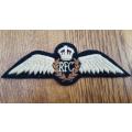 RFC WWII cloth embroidered Pilots wings.